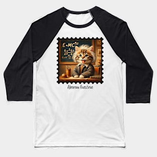 Almeow Einstein Baseball T-Shirt